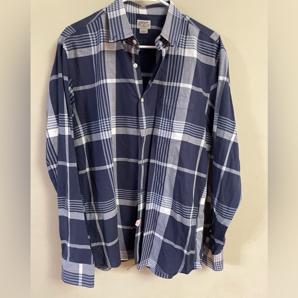 J Crew button up shirt Size L